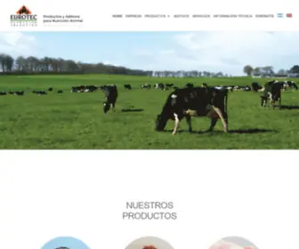Eurotec.com.ar(Nutrición animal) Screenshot