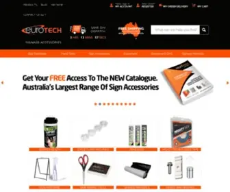 Eurotechdisplays.com.au(Eurotech Australia) Screenshot