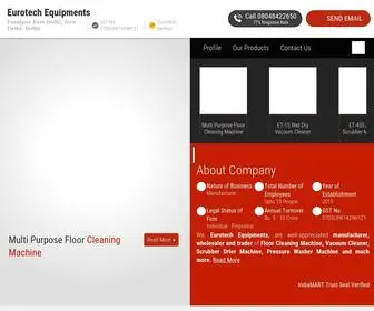 Eurotechequipments.com(Eurotech Equipments) Screenshot