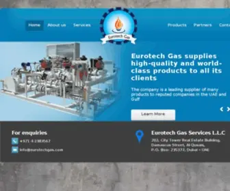 Eurotechgas.com(Euro Tech Gas) Screenshot
