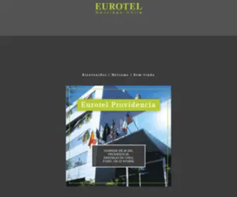 Eurotel.cl(Bienvenidos a Eurotel) Screenshot