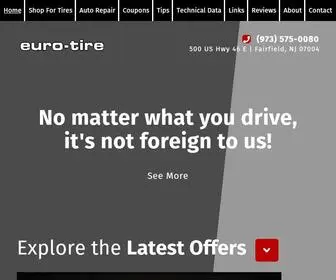 Eurotire.com(Fairfield, NJ) Screenshot