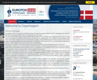 Eurotox-Congress.com(EUROTOX Congress 2021) Screenshot