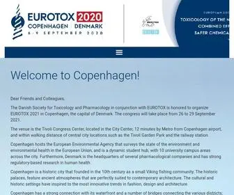 Eurotox2021.com(EUROTOX Congress 2021) Screenshot
