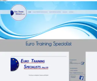 Eurotraining.co.za(Driving School/Forklift Training) Screenshot