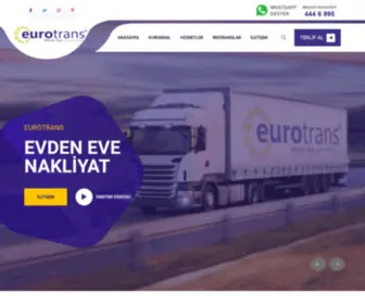 Eurotrans.com.tr(Ankara Nakliye Firmas) Screenshot