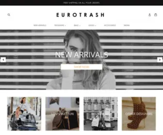 Eurotrash.com.au(Supplying Authentic luxurious) Screenshot