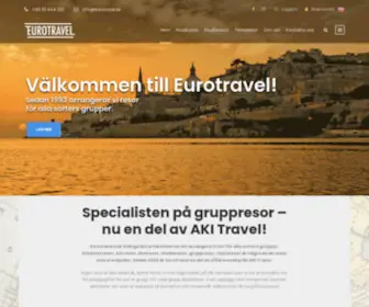 Eurotravel.se(Körresor) Screenshot