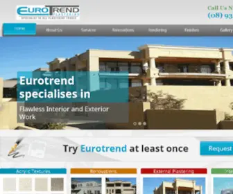 Eurotrendplaster.com(House plastering services) Screenshot