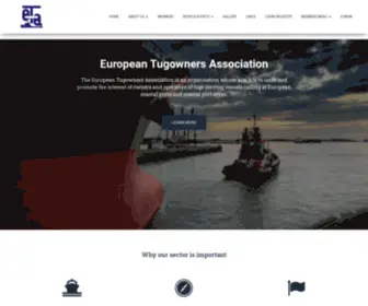 Eurotugowners.com(European Tugowners Association) Screenshot