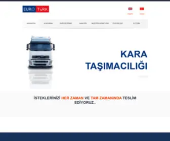 Euroturk.co.uk(EUROTURK FREIGHT SOLUTIONS) Screenshot