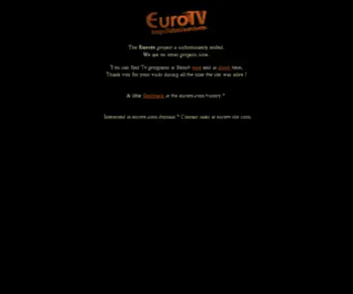 Eurotv.com(Eurotv) Screenshot