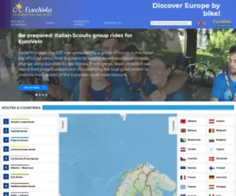 Eurovelo.com(Eurovelo) Screenshot