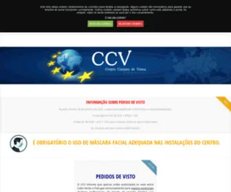 Eurovisaccv.eu(Bem-vindo ao CCV) Screenshot