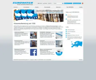 Eurowater.at(Reine Wasseraufbereitung durch EUROWATER) Screenshot