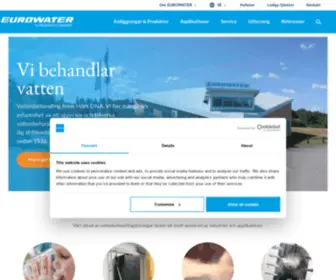 Eurowater.se(Vattenbehandling av EUROWATER) Screenshot