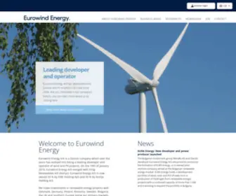 Eurowindenergy.com(Invest in a future of renewable energy) Screenshot