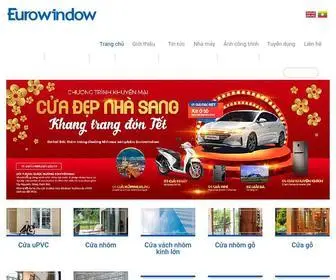 Eurowindow.biz(Thương hiệu cửa và vách kính hàng đầu Việt Nam) Screenshot