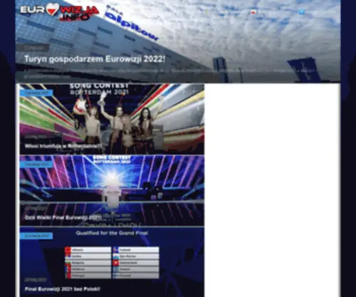 EurowizJa.info(Serwis fanów Eurowizji) Screenshot