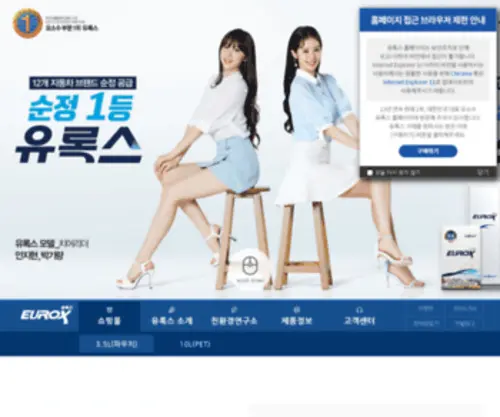 Eurox.co.kr(Eurox) Screenshot