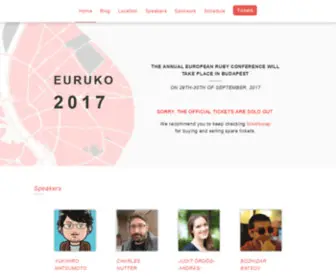 Euruko2017.org(EuRuKoBudapest) Screenshot