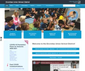 Eusd.net(Encinitas Union School District) Screenshot