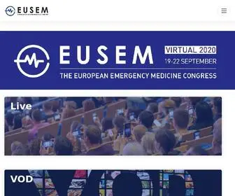 Eusemvirtual2020.com(EUSEM virtual congress) Screenshot