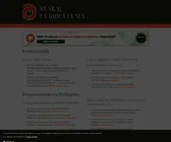 Euskalcurriculuma.net(Euskal Curriculuma) Screenshot