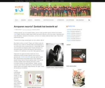 Euskaljakintza.com(Euskaljakintza) Screenshot