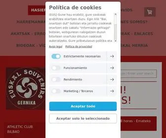 Euskalsouvenirs.com(Opari Denda) Screenshot
