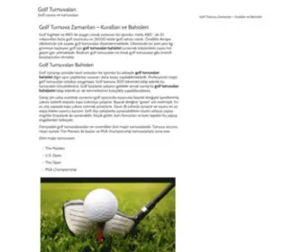 Euskogolf.com(Golf oyunu ve turnuvalar) Screenshot