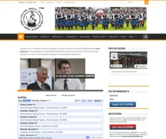 Euspba.org(Eastern United States Pipe Band Association) Screenshot
