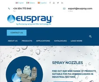 Euspray.com(Ugelli, Teste di Lavaggio, Filtri) Screenshot
