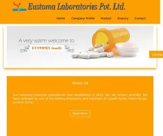 Eustomalab.com(Eustoma Laboratories Pvt) Screenshot