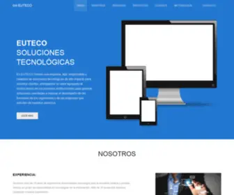 Euteco.com.mx(Soluciones Tecnológicas) Screenshot
