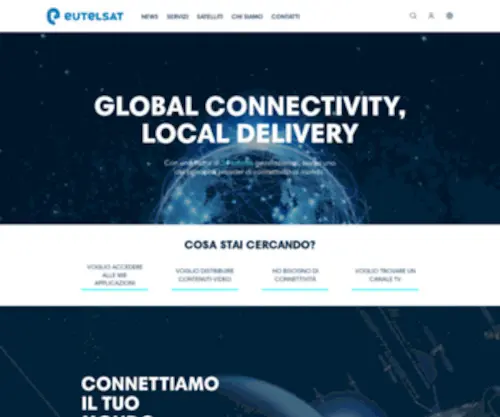 Eutelsat.it(Home) Screenshot