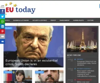 Eutoday.net(EU Today) Screenshot