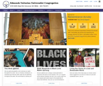 Euuc.org(Edmonds Unitarian Universalist Congregation) Screenshot