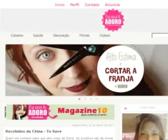 Euusoeadoro.com.br(Eu uso e adoro) Screenshot