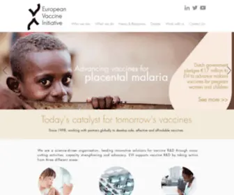 Euvaccine.eu(The European Vaccine Initiative (EVI)) Screenshot