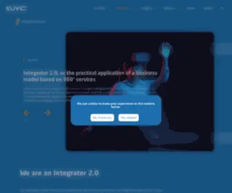 Euvic.com(IT integrator) Screenshot