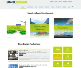 Euwid-Energie.de(Energiewende kompakt) Screenshot