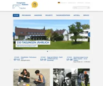 EV-Akademie-Boll.de(Evangelische Akademie Bad Boll) Screenshot