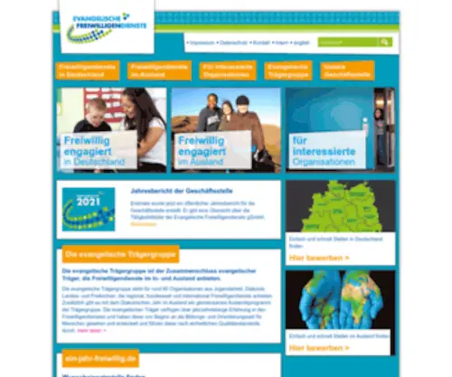 EV-Freiwilligendienste.de(EV Freiwilligendienste) Screenshot