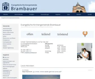 EV-Kirchengemeinde-Brambauer.de(Evangelische Kirchengemeinde Brambauer) Screenshot