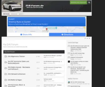 EV6-Forum.de(Kia EV6 Forum) Screenshot