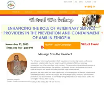 Eva-Ethiopia.org(Care takers of the animal kingdom) Screenshot