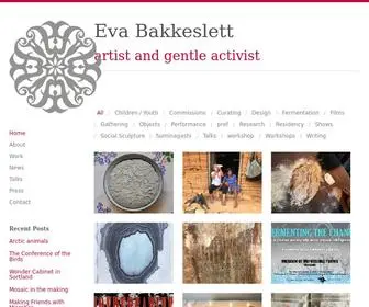 Evabakkeslett.com(Eva Bakkeslett Home) Screenshot