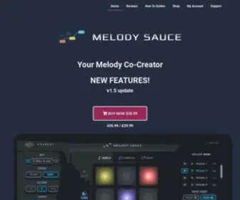 Evabeat.com(Melody Sauce VST Plugin) Screenshot