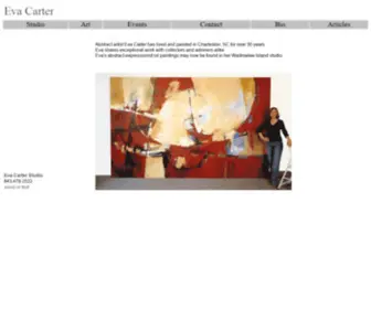 Evacartergallery.com(Charleston, SC) Screenshot